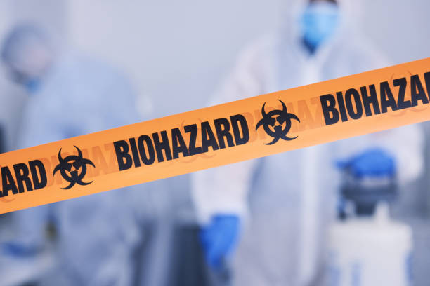 Professional Infectious Disease Decontamination technician working in Oyster Bay, NY